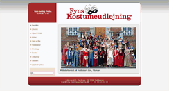 Desktop Screenshot of fyns-kostumeudlejning.dk